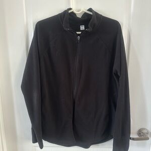 Old Navy Men's Black Zip-Up Sweater
